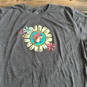 Buc-ee’s Graphic Tee Men’s 2XL Gray Soul Shine Beaver Shirt